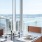 Three BR Apartments in Downtown Seattle WA - West Edge - Dining Room with floor-to-ceiling windows with stunning views of the city